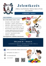 Jelentkezés a Báthory Anna Református Általános Iskola és Óvodába